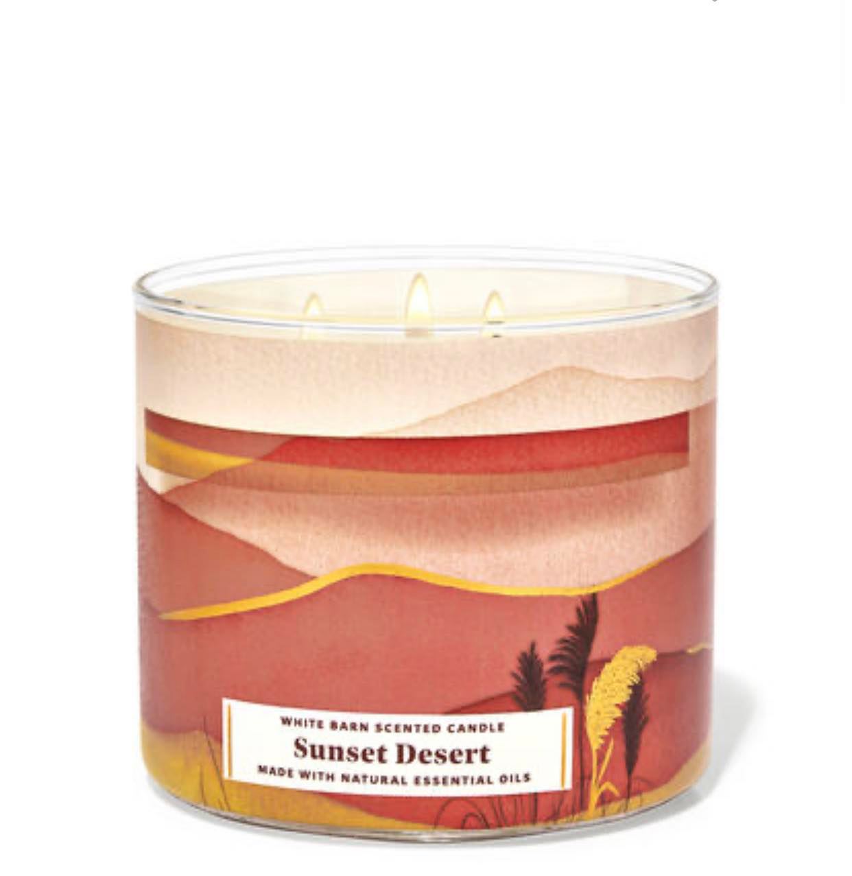 Sunset Desert Candle (3-wicks Bath and Body works)